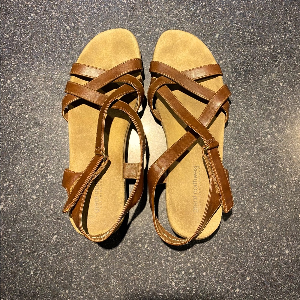 Leather Sandals ~ Size 8 ~ Great Northwest